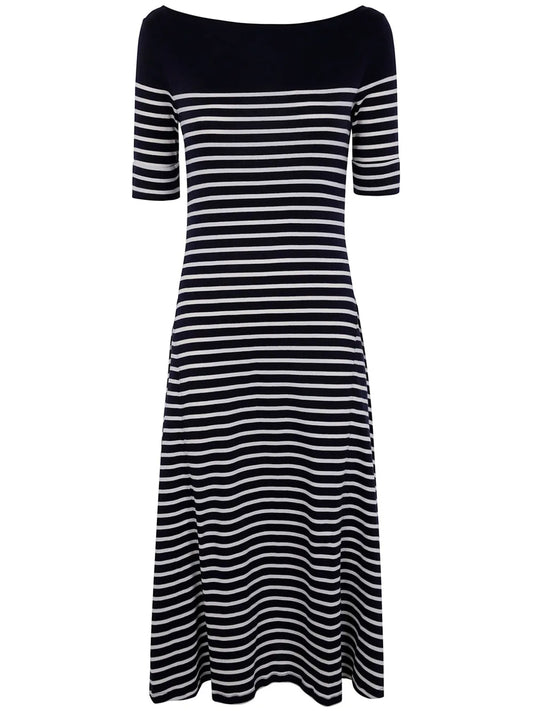 Striped Midi Dress