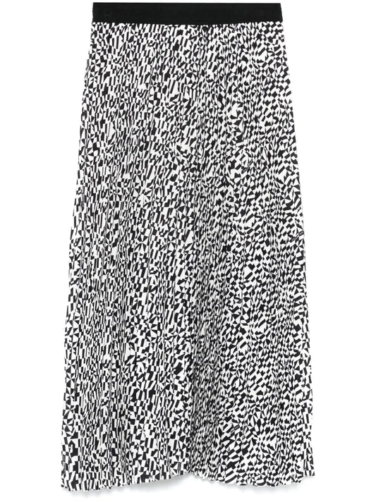 Printed Midi Skirt