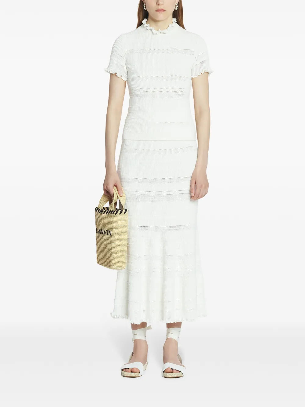 Cotton Maxi Skirt