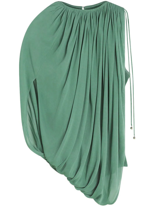 Draped Jersey Top
