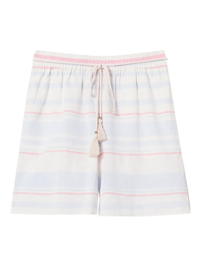 Striped Drawstring Shorts