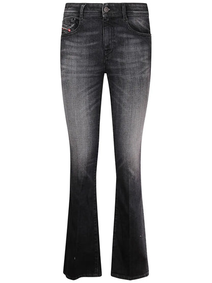 Washed Bootcut Jeans