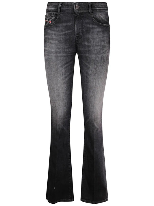 Washed Bootcut Jeans