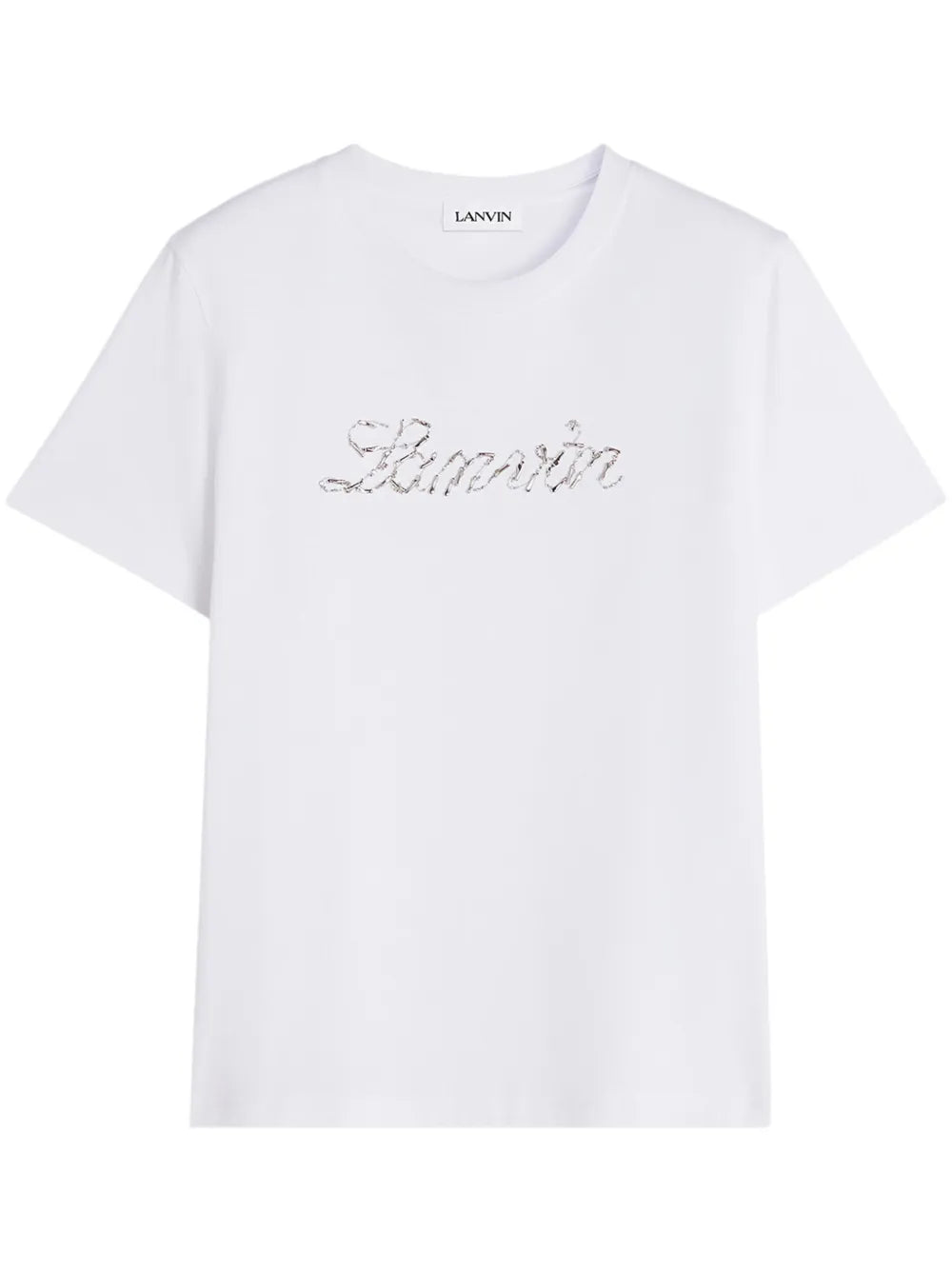 Sequinned-Logo T-Shirt