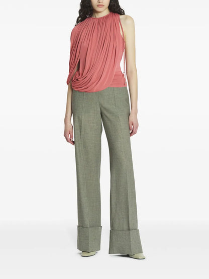 Draped Jersey Top