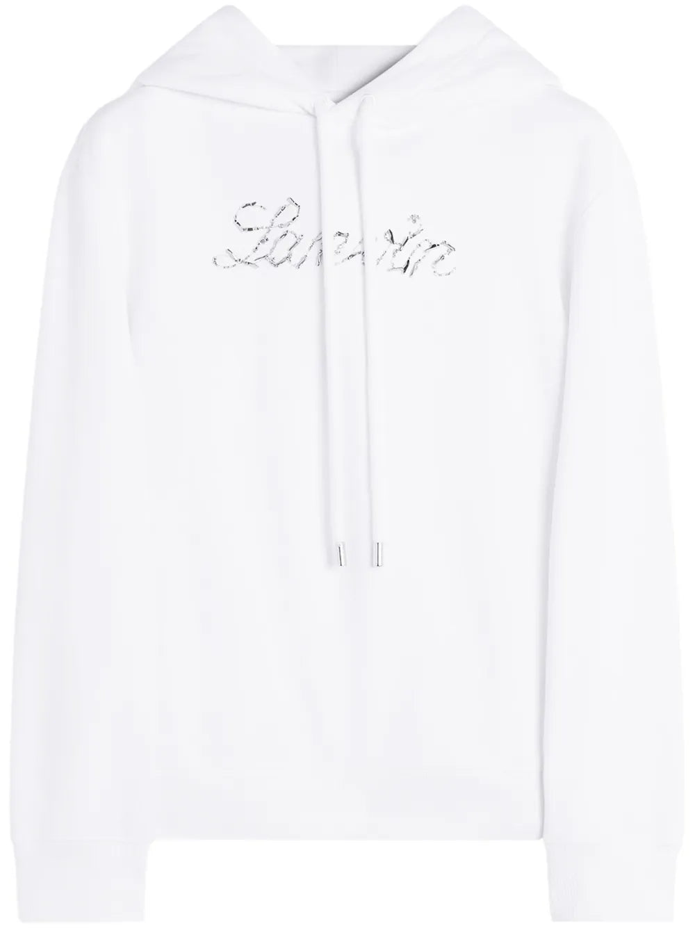Sequinned-Logo Hoodie