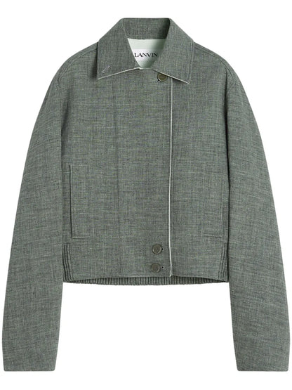 Mélange-Effect Jacket