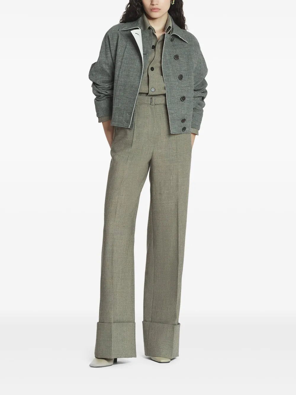 Mélange-Effect Jacket