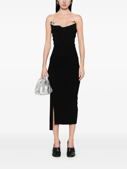 Ribbed Midi Skirt