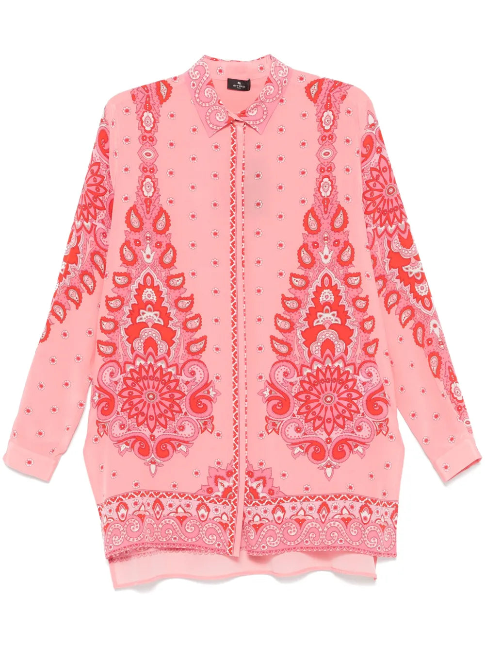 Paisley Floral-Print Shirt
