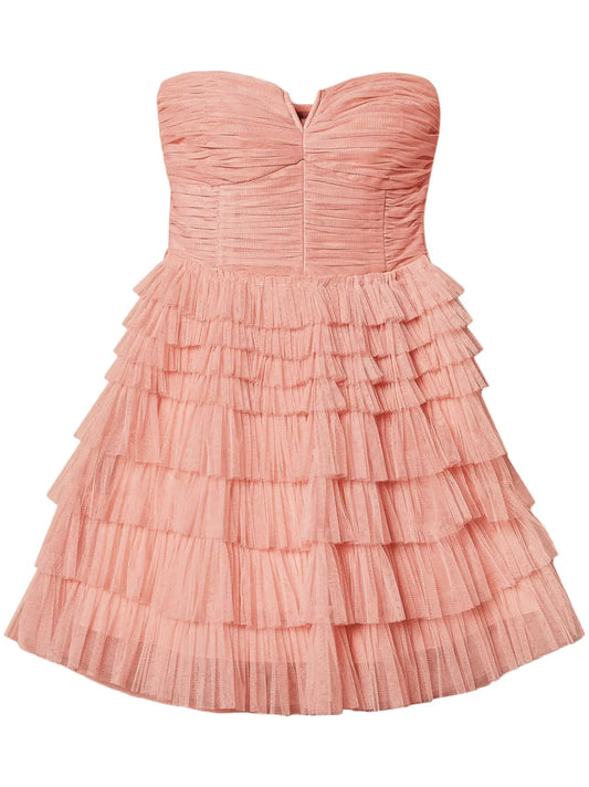 Bustier Tulle Mini Dress