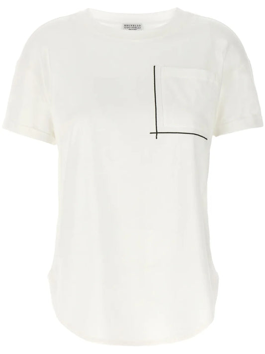 Monili Chain-Detail T-Shirt