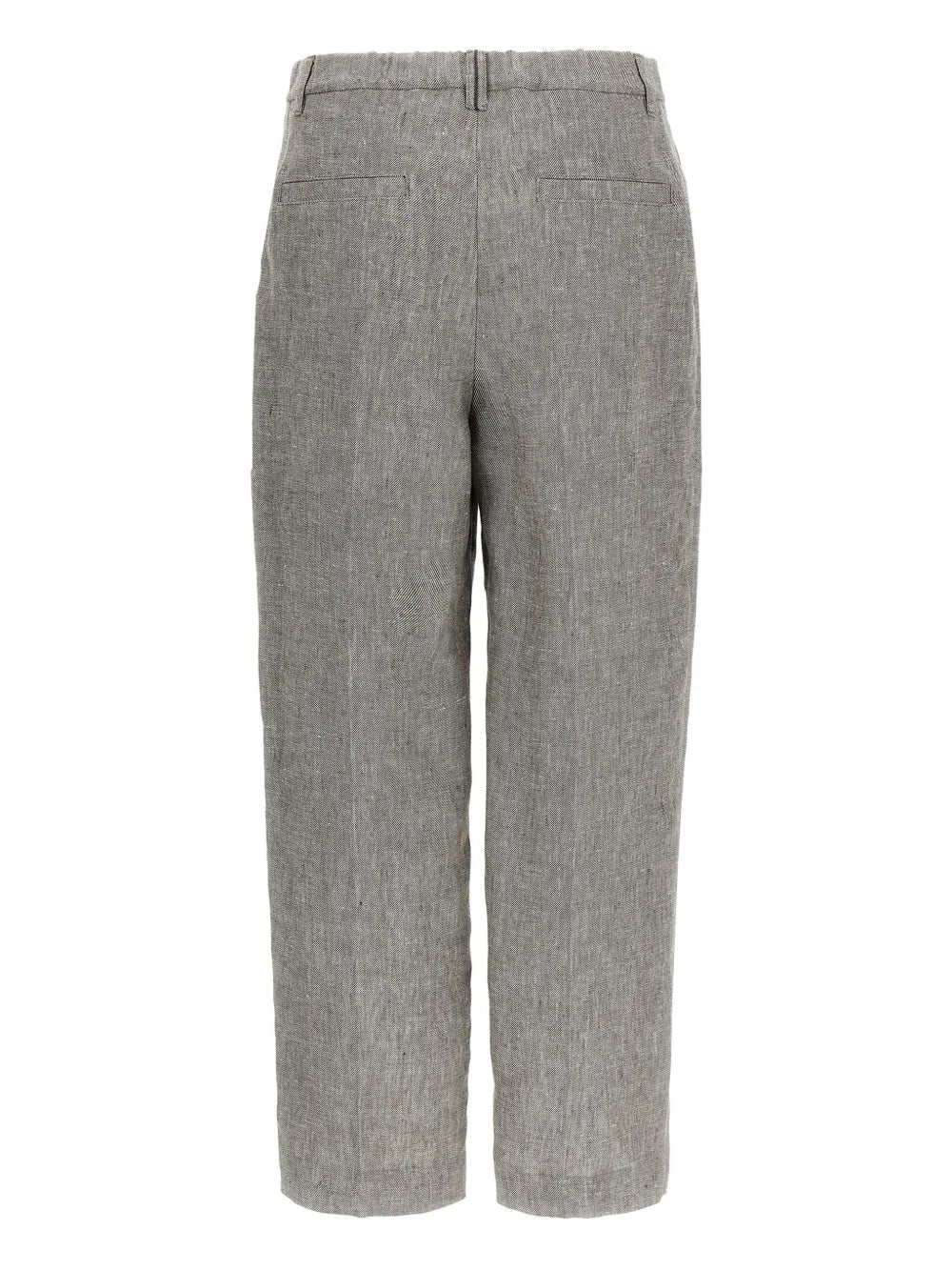Pleated Wide-Leg Trousers