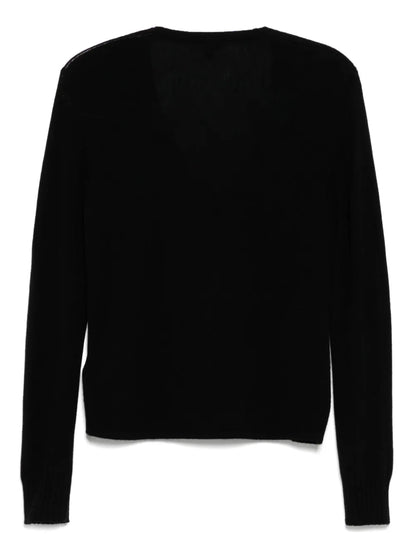 Soft Featherweight Cashmere Deep V Sweater