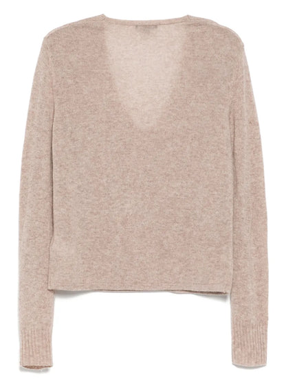 Soft Featherweight Cashmere Deep V Sweater