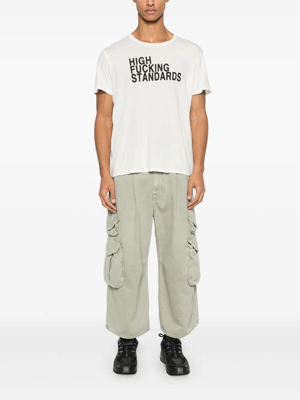 Text-Print T-Shirt
