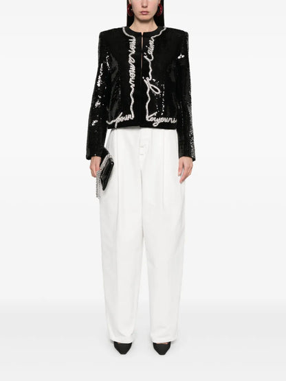Love Letter-Print Jacket