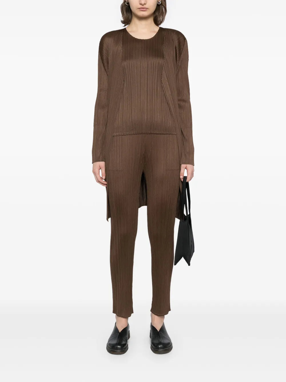 Pleated Long Jacket