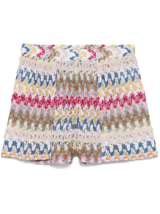 Zigzag Mini Shorts