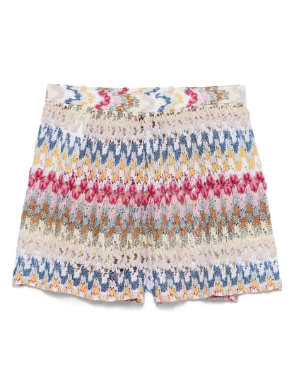 Zigzag Mini Shorts