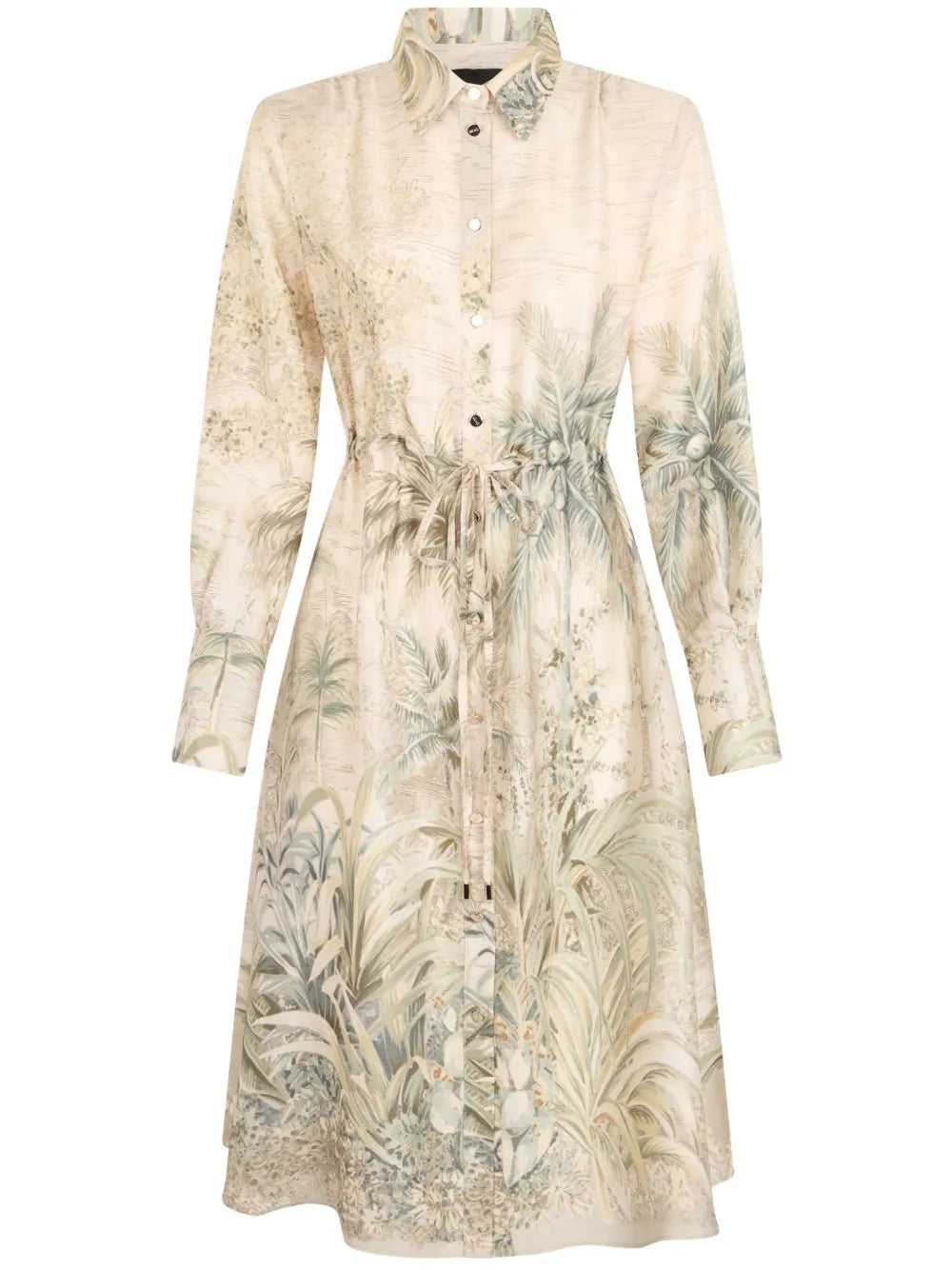 Floral-Print Midi Dress