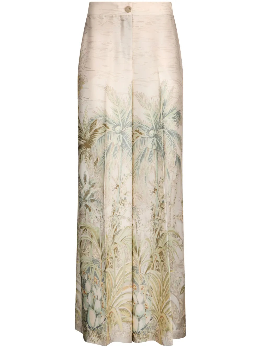 Floral-Print Trousers