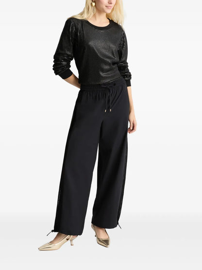 Sequin-Embellished Sweatshirt