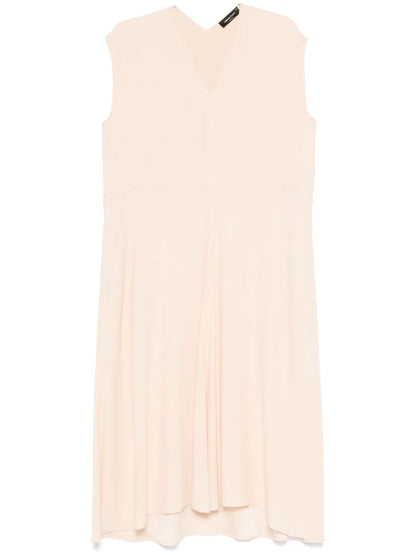 Crepe Midi Dress
