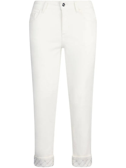 Cropped Straight-Leg Trousers