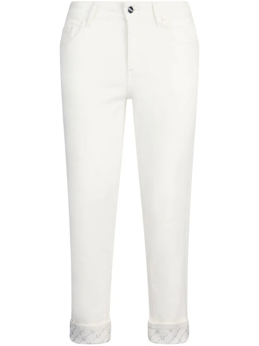 Cropped Straight-Leg Trousers