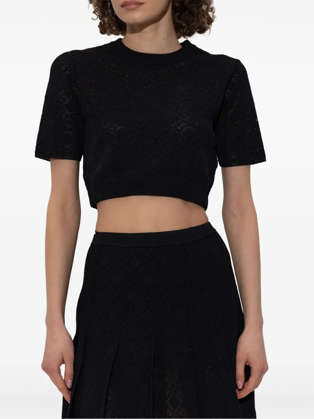 Monogram Cropped T-Shirt
