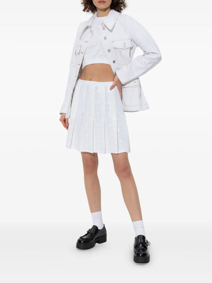 Pleated Mini Skirt