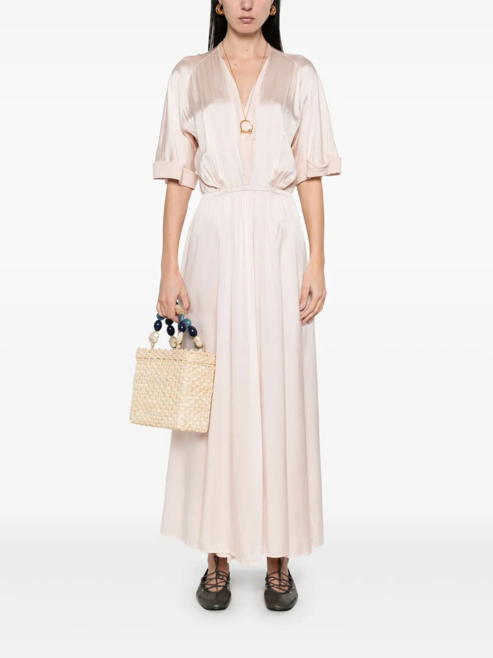 Satin Maxi Dress