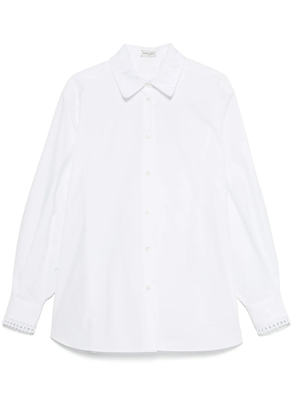 Crochet-Trim Shirt