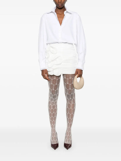 Crochet-Trim Shirt