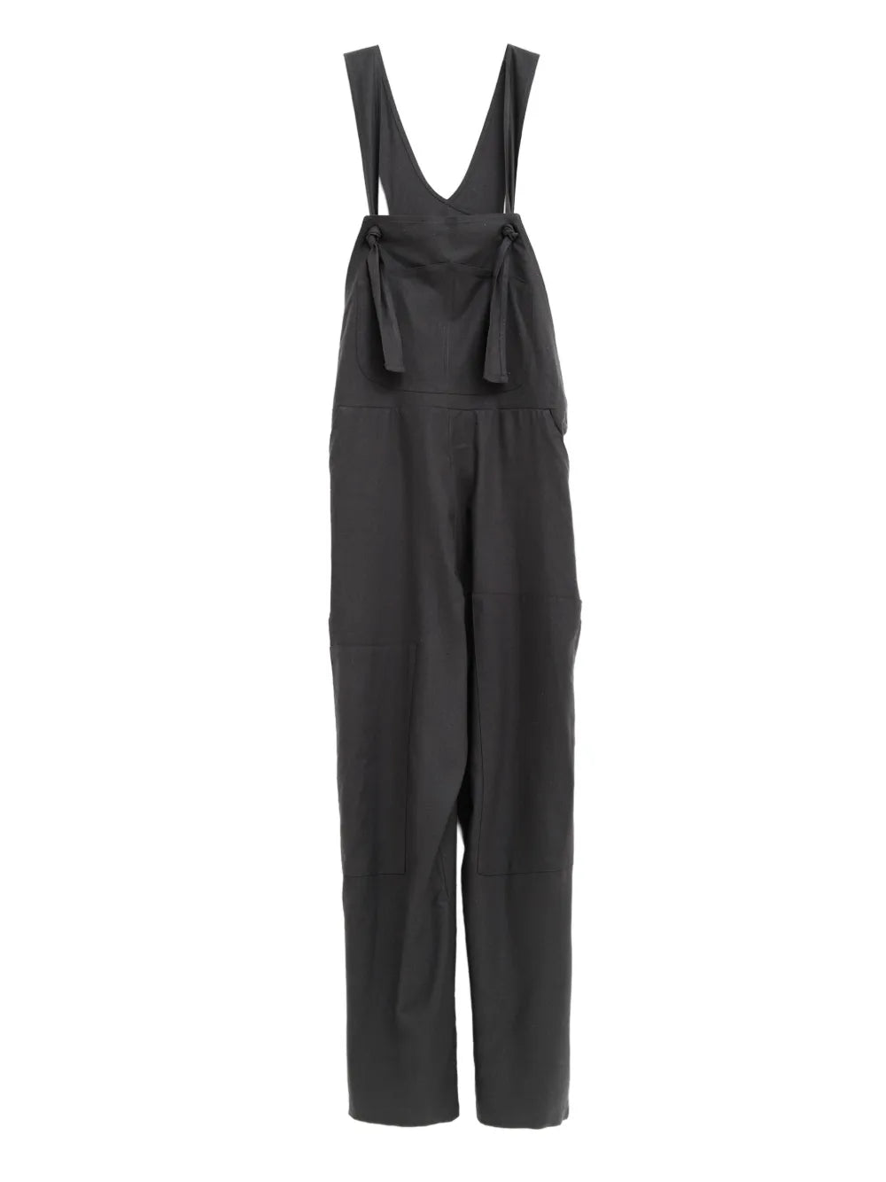 Knot-Detail Dungarees