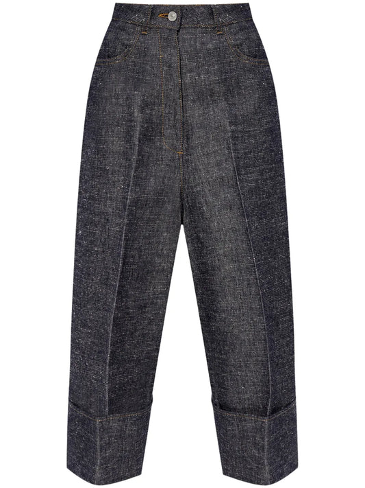 Cropped Palazzo Pants