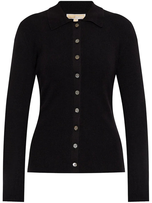 Ribbed-Knit Cardigan