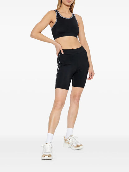 Side-Logo Biker Shorts