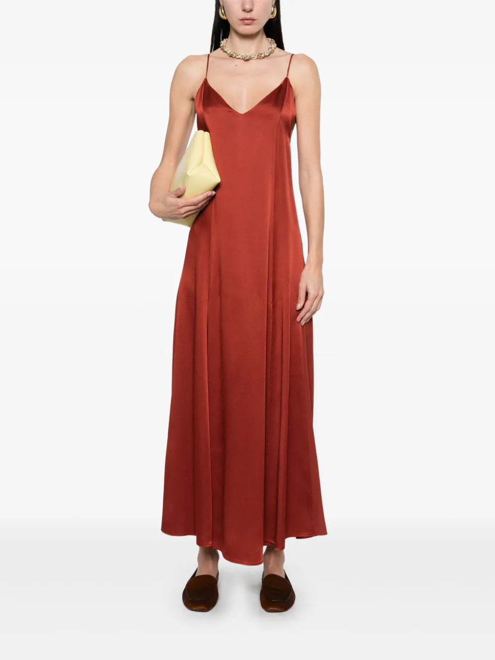 Satin Maxi Dress