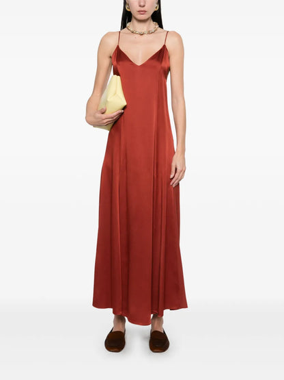 Satin Maxi Dress