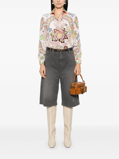 Floral-Print Shirt