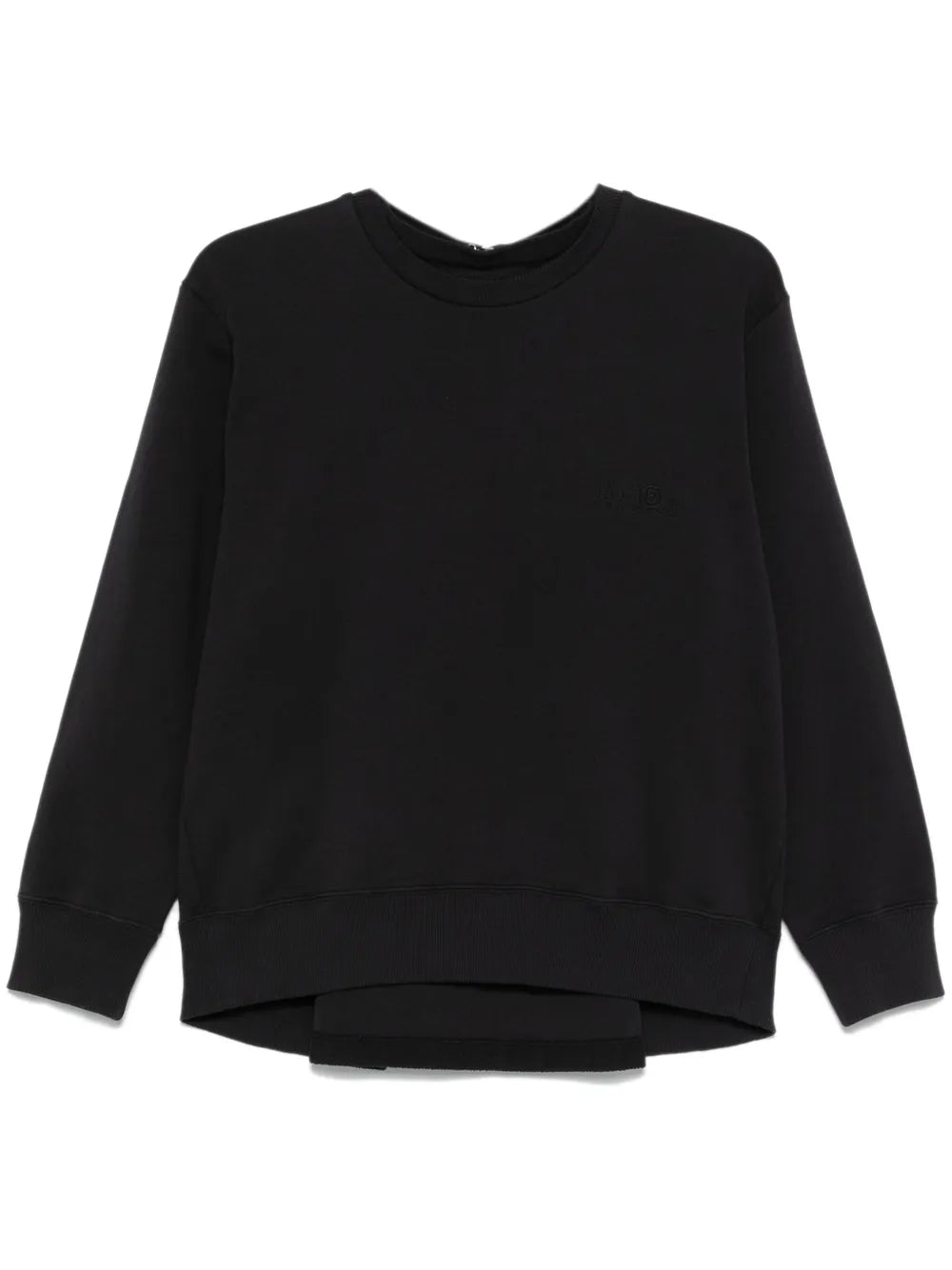 Numbers-Embroidered Sweatshirt