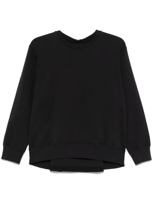 Numbers-Embroidered Sweatshirt
