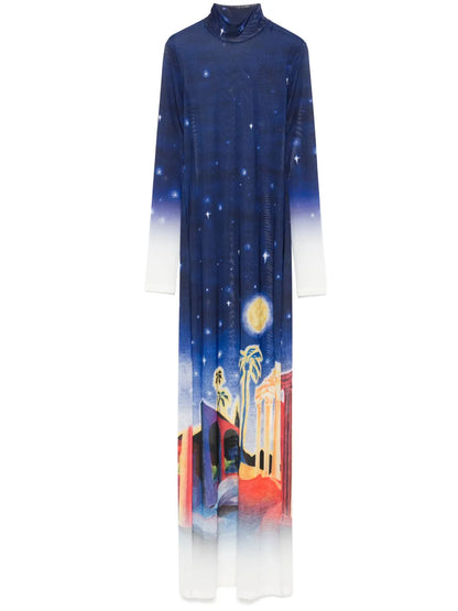 Printed Maxi Dress