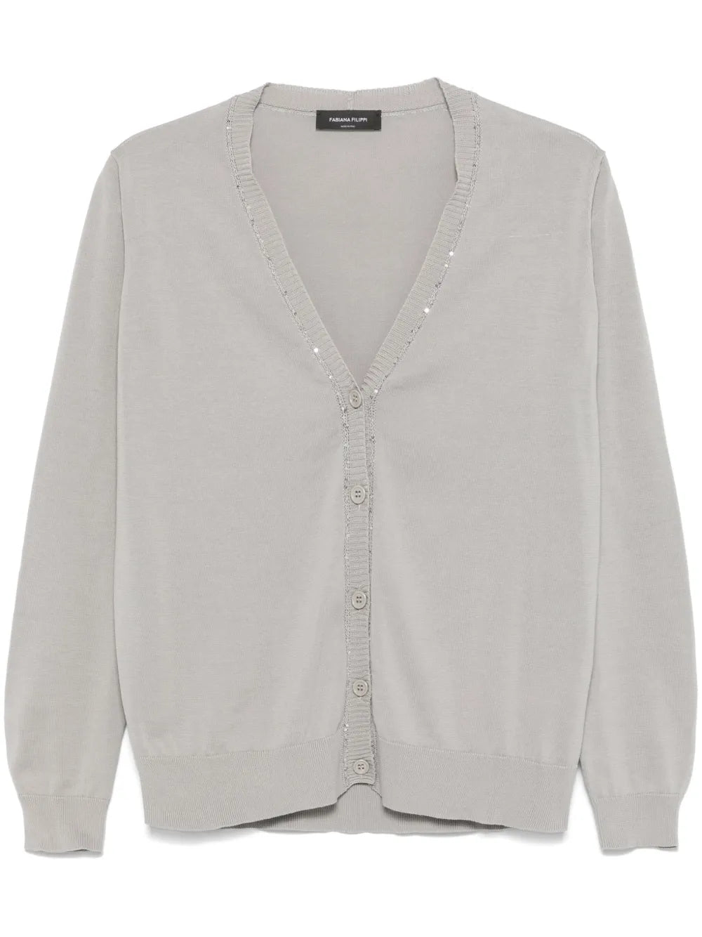 Sequin-Embellished Cardigan