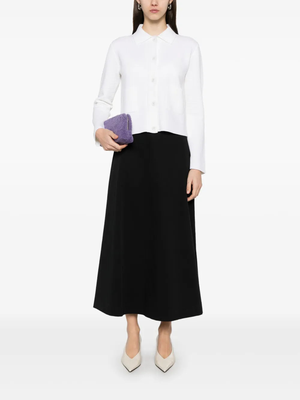Patch-Pocket Cardigan