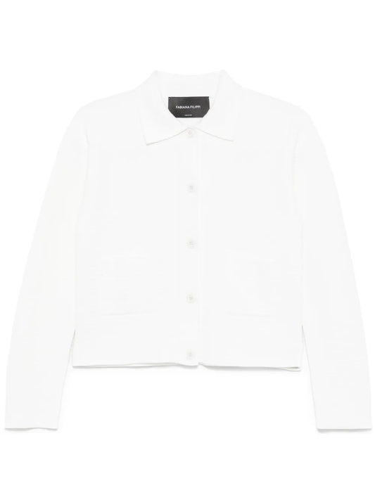 Patch-Pocket Cardigan