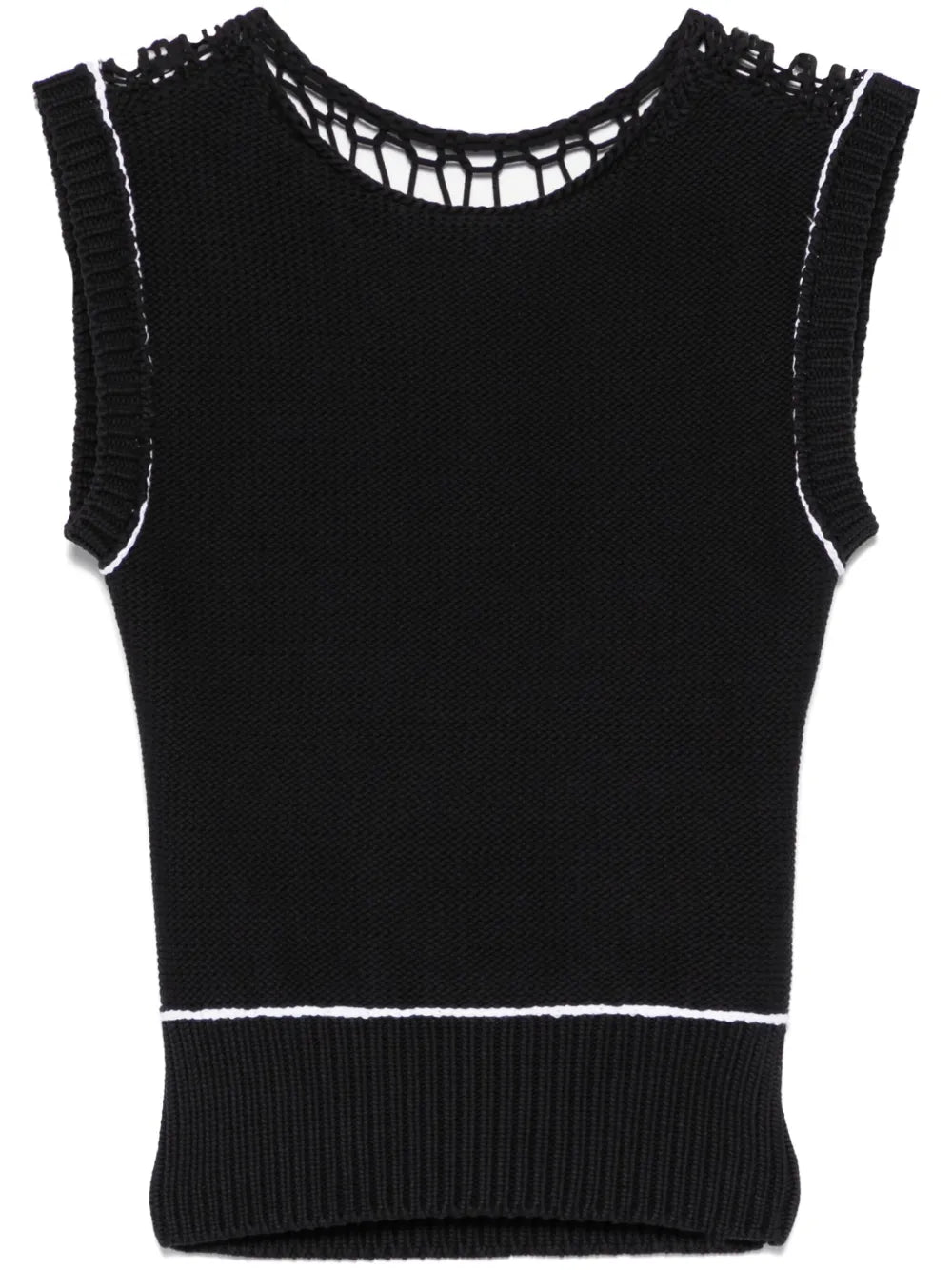 Open-Knit Vest