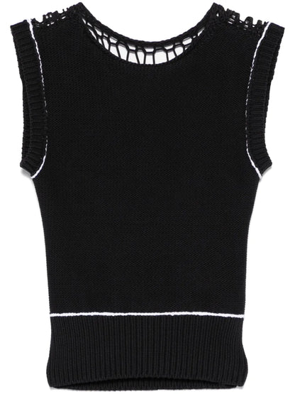 Open-Knit Vest